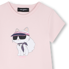 Abito manica corta KARL LAGERFELD KIDS 
                    BAMBINA
