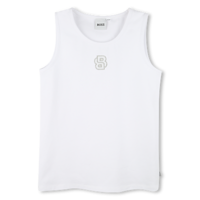 Canotta ricamata BOSS BAMBINA