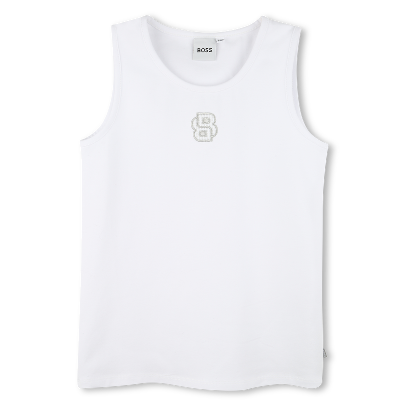 Canotta ricamata BOSS 
                        BAMBINA