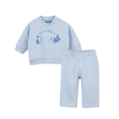Set cardigan e pantaloni KENZO KIDS RAGAZZO