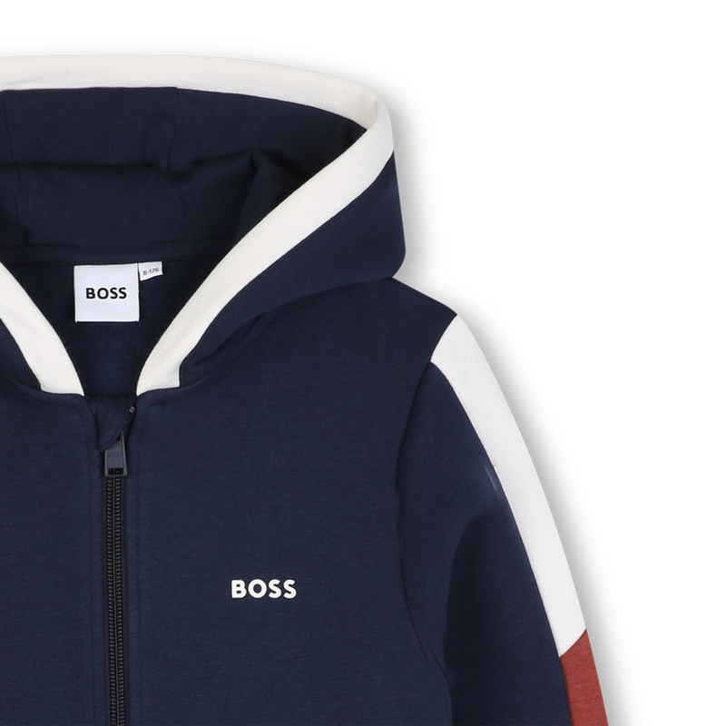 Cardigan con cappuccio BOSS 
                        RAGAZZO