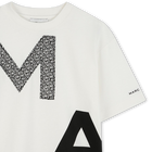 T-shirt in cotone bicolore MARC JACOBS 
                    RAGAZZO