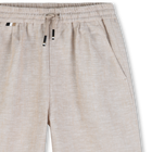 Pantaloncini di lino BOSS 
                    RAGAZZO