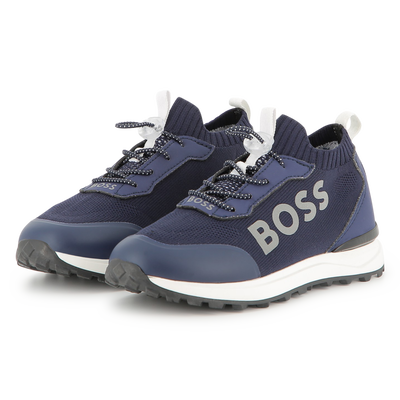 Sneakers con lacci elasticizzati BOSS RAGAZZO