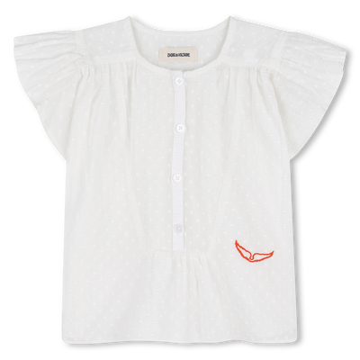 BLUSA A MANICHE CORTE ZADIG & VOLTAIRE BAMBINA