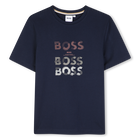 T-shirt a maniche corte, MARINE, hi-res