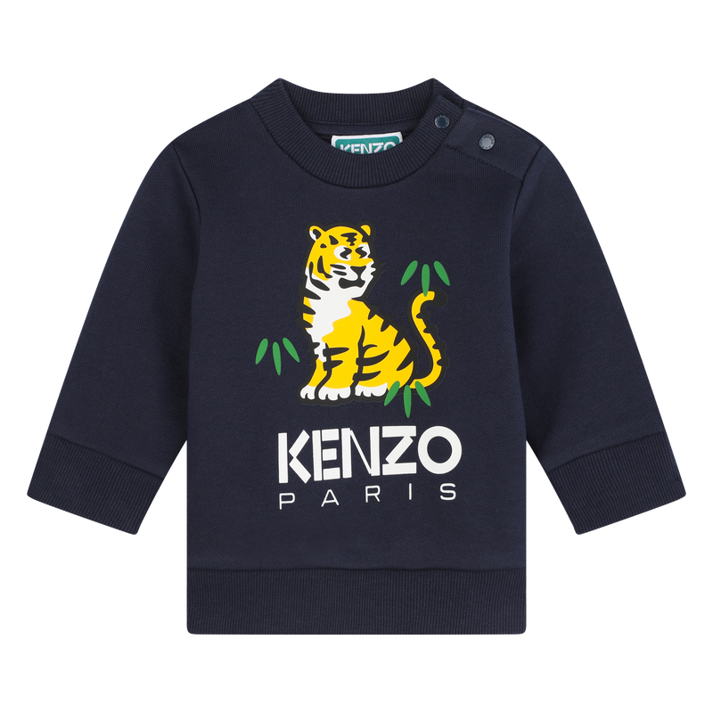 Felpa in cotone garzato KENZO KIDS 
                        RAGAZZO