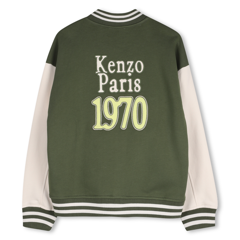 FELPA JOGGING CON CHIUSURA A ZIP KENZO KIDS 
                        RAGAZZO
