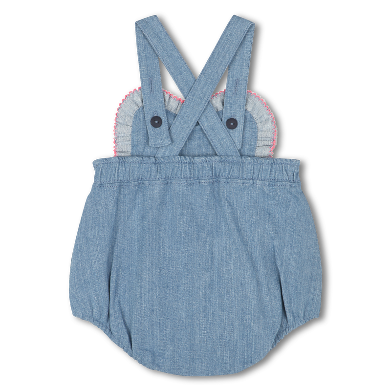 Tuta corta in denim BILLIEBLUSH 
                        BAMBINA