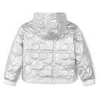Piumino metallizzato cappuccio BILLIEBLUSH 
                    BAMBINA