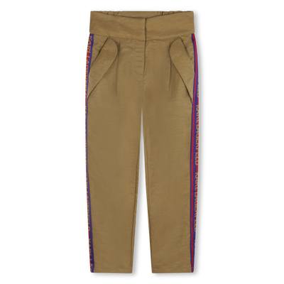 Pantaloni con bande a righe KARL LAGERFELD KIDS BAMBINA