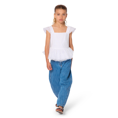 PANTALONI IN DENIM GIVENCHY BAMBINA