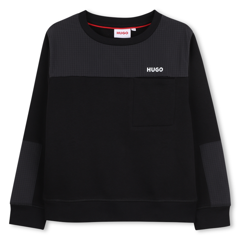 Round neck sweatshirt HUGO 
                        RAGAZZO