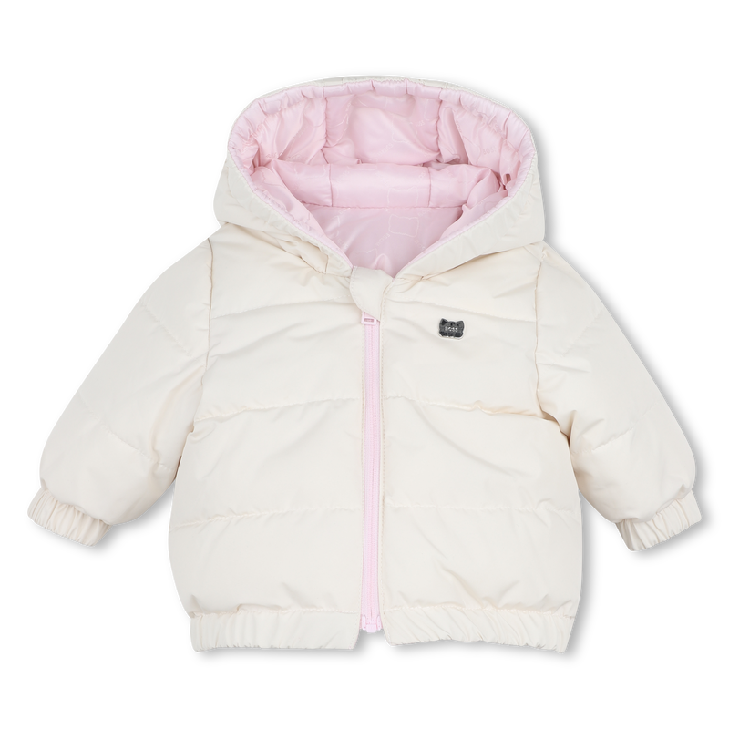 Giubbotto imbottito reversibile BOSS 
                        BAMBINA