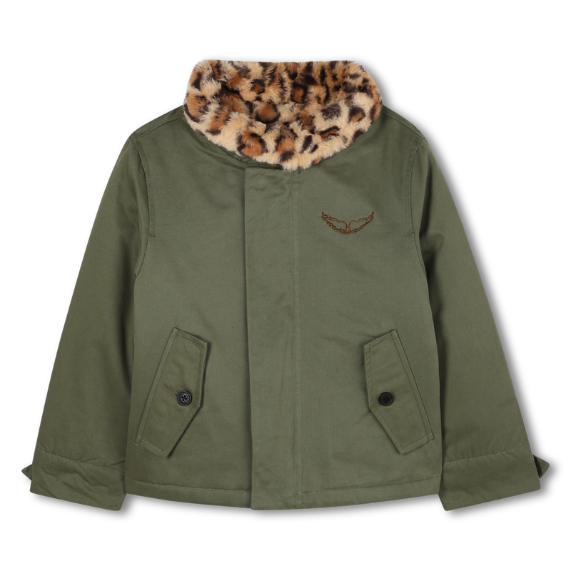 Giacca in twill con tasche con patta ZADIG & VOLTAIRE 
                        BAMBINA