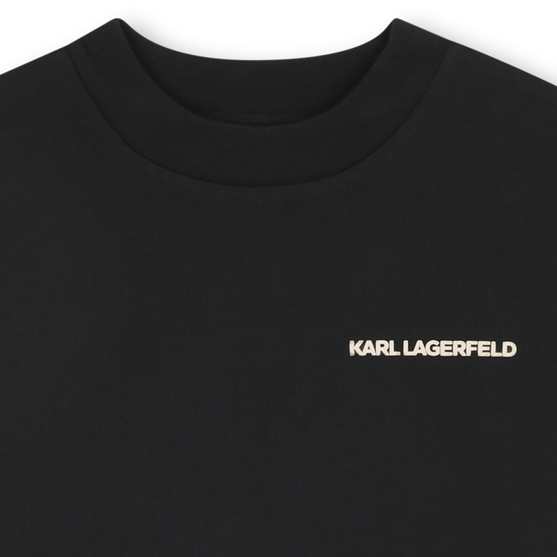 T-shirt in jersey di cotone pesante KARL LAGERFELD KIDS 
                        RAGAZZO