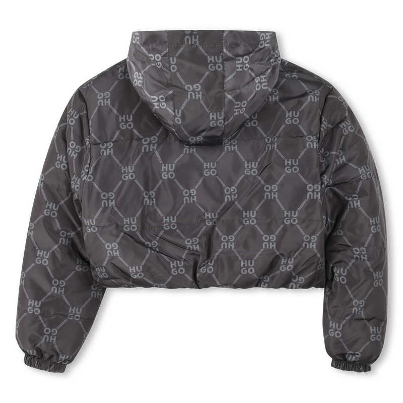 Piumino corto double face HUGO 
                        BAMBINA