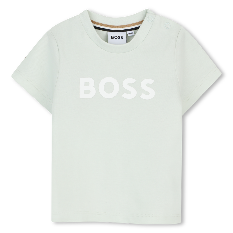 T-SHIRT A MANICHE CORTE BOSS 
                        RAGAZZO