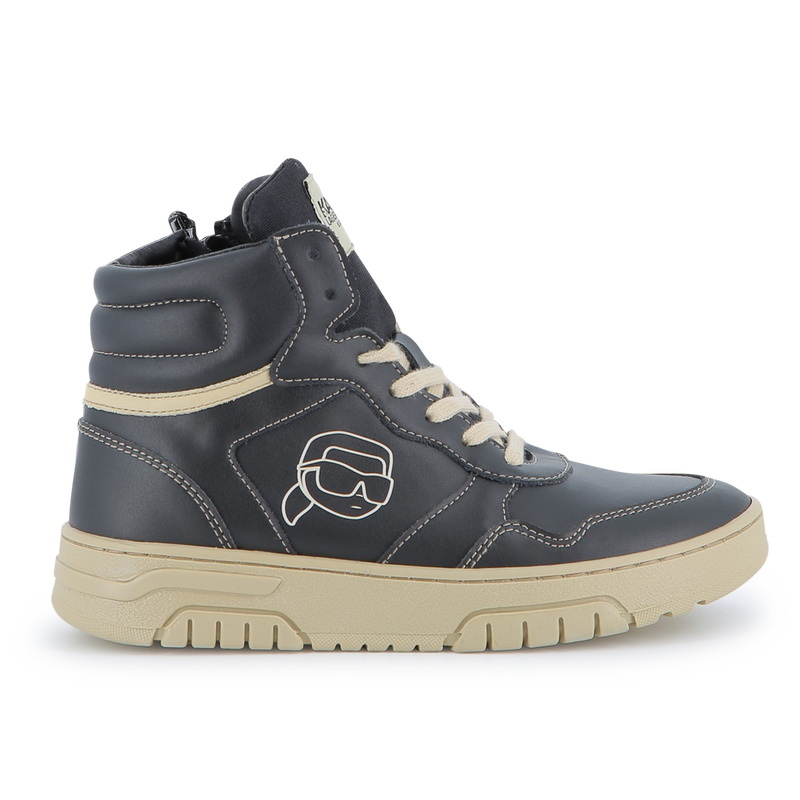 Sneakers alte stringate KARL LAGERFELD KIDS 
                        RAGAZZO