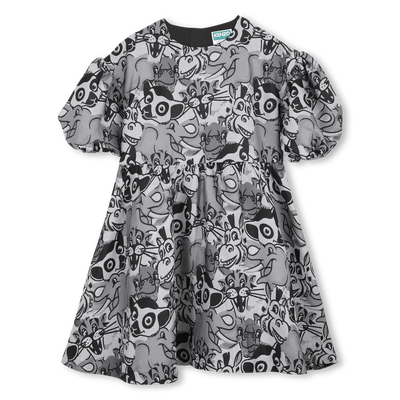 Abito con maniche a palloncino KENZO KIDS BAMBINA