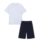 T-shirt + bermuda set BOSS 
                    RAGAZZO