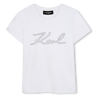 T-shirt a maniche corte KARL LAGERFELD KIDS 
                    BAMBINA