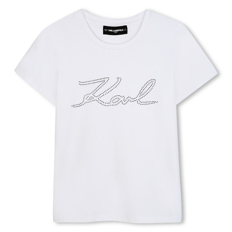 T-shirt a maniche corte KARL LAGERFELD KIDS 
                        BAMBINA