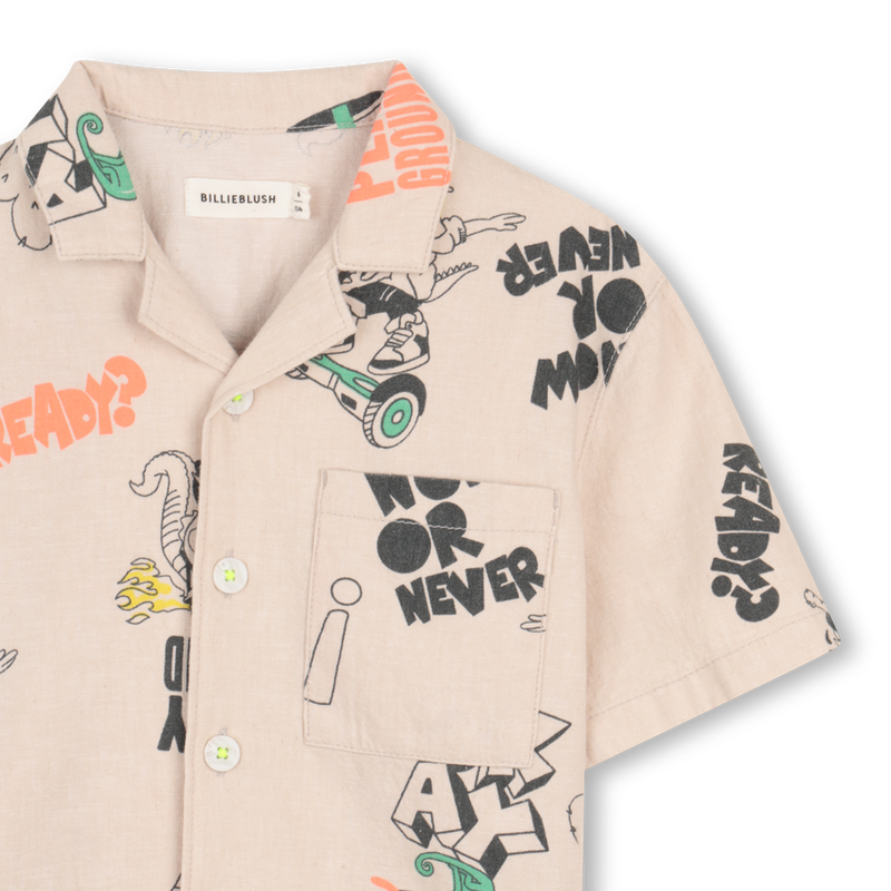 CAMICIA A MANICHE CORTE BILLIEBLUSH 
                        RAGAZZO