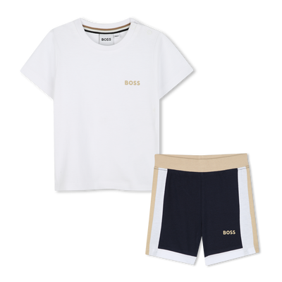 Completo shorts e t-shirt BOSS RAGAZZO