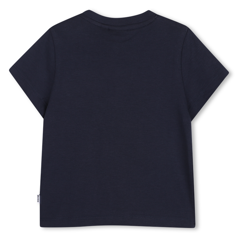 T-SHIRT A MANICHE CORTE BOSS 
                        RAGAZZO