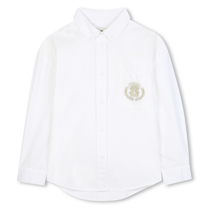 Camicia in popeline di cotone SONIA RYKIEL 
                        BAMBINA