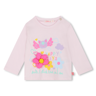 T-shirt cotone maniche lunghe BILLIEBLUSH BAMBINA