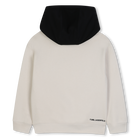 Felpa con cappuccio KARL LAGERFELD KIDS 
                    RAGAZZO