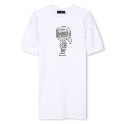 Vestito a maniche corte KARL LAGERFELD KIDS BAMBINA