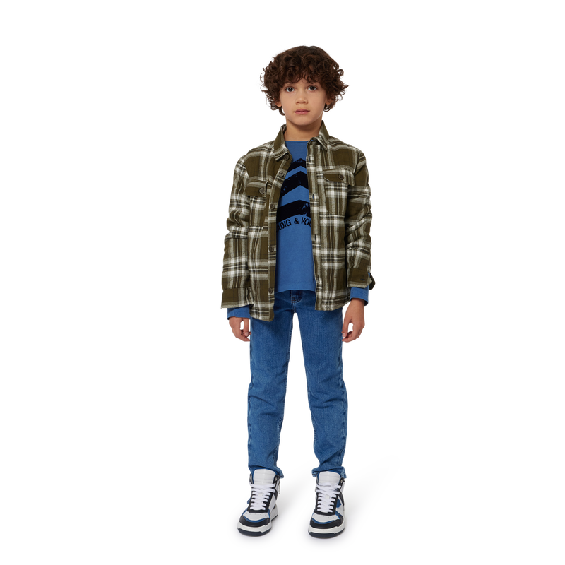 Camicia trapuntata in cotone ZADIG & VOLTAIRE 
                        RAGAZZO