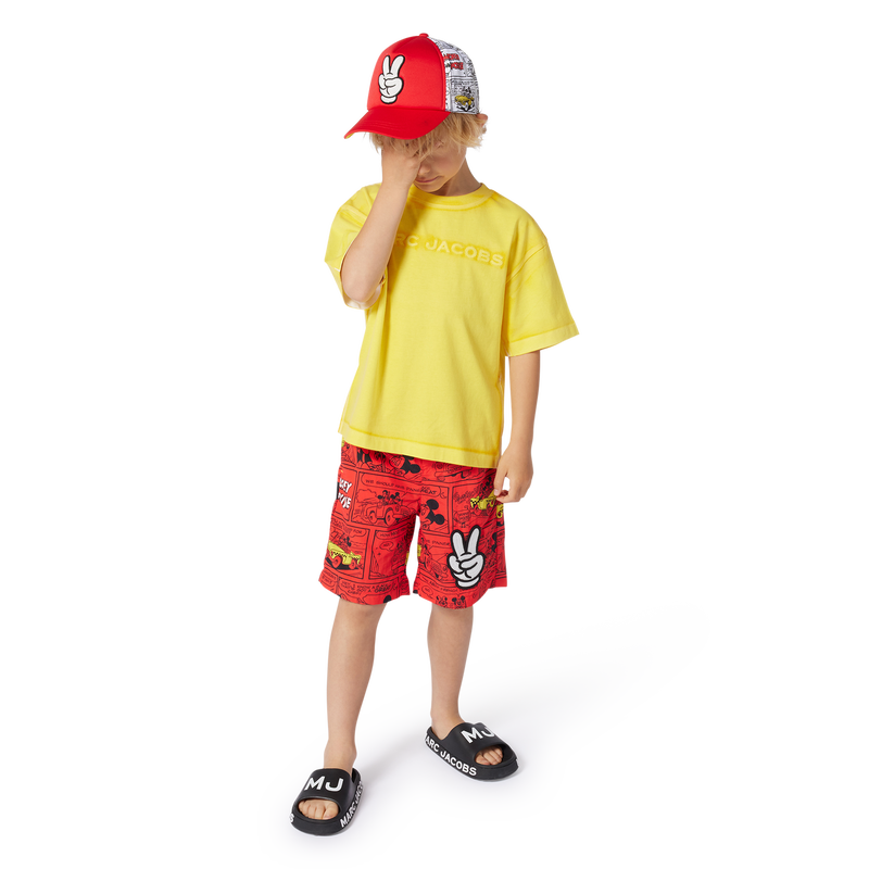 T-shirt in cotone con ricamo MARC JACOBS 
                        UNISEX