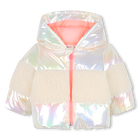 Piumino trapuntato con cappuccio BILLIEBLUSH 
                    BAMBINA