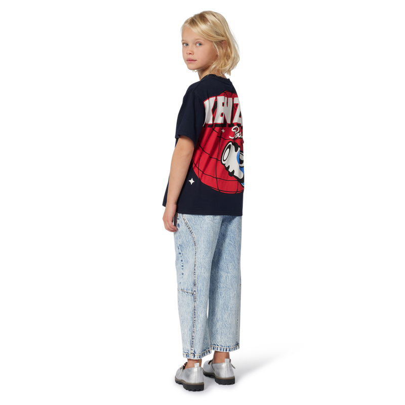 Pantaloni in denim KENZO KIDS 
                        BAMBINA