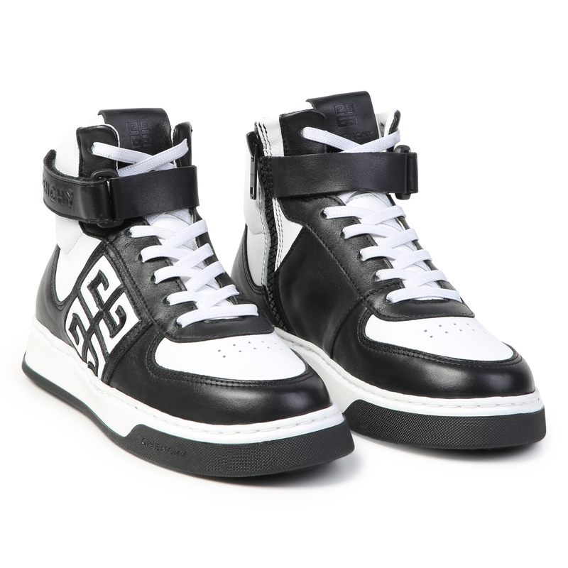 Lace-Up Leather Sneakers GIVENCHY 
                        RAGAZZO