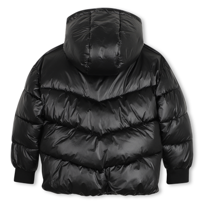 Giacca a vento con cappuccio KARL LAGERFELD KIDS BAMBINA