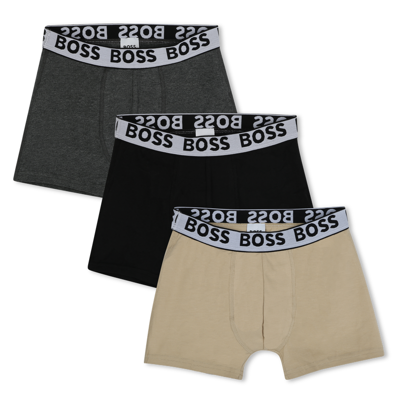 Set di 3 boxer in cotone BOSS 
                        RAGAZZO