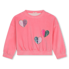 Felpa in velluto BILLIEBLUSH 
                    BAMBINA