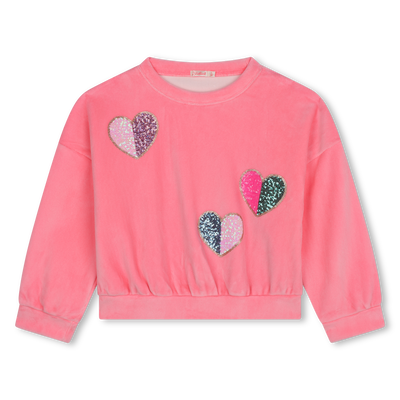 Felpa in velluto BILLIEBLUSH BAMBINA