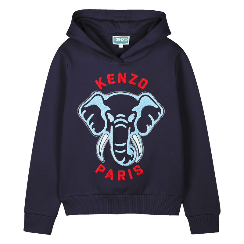 Felpa con cappuccio elefante KENZO KIDS 
                        RAGAZZO