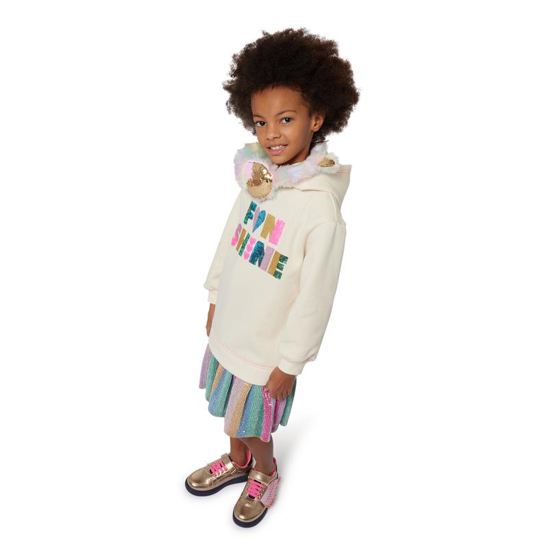 Vestito bi-materiale fantasia BILLIEBLUSH 
                        BAMBINA