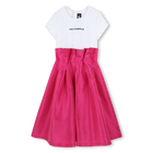 Abito da cerimonia in taffet&agrave; KARL LAGERFELD KIDS 
                    BAMBINA
