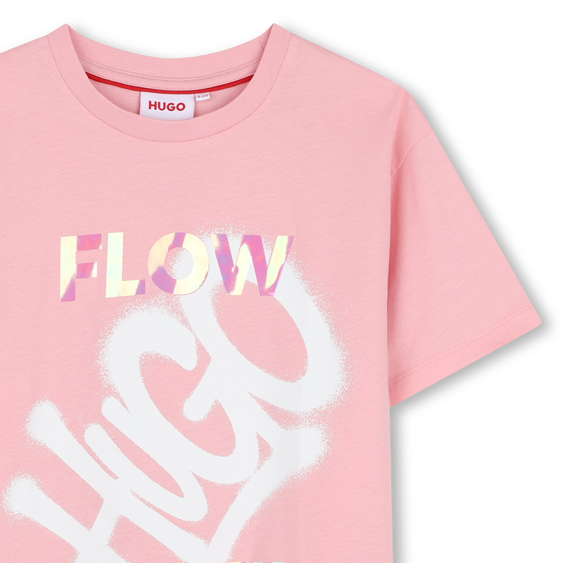 T-shirt a maniche corte HUGO 
                        BAMBINA