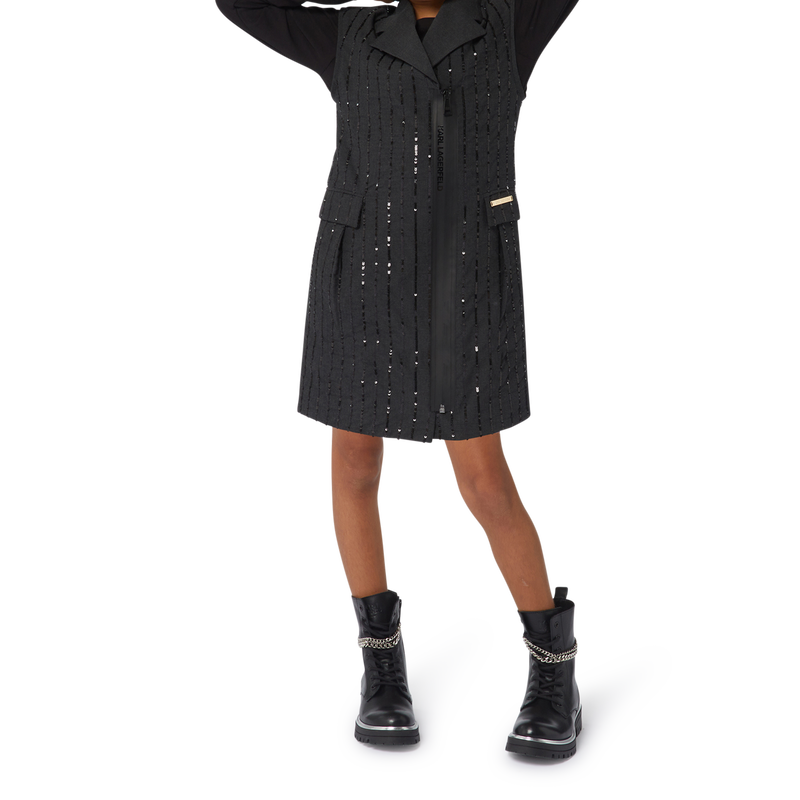 T-shirt con stampa applicata KARL LAGERFELD KIDS 
                        BAMBINA