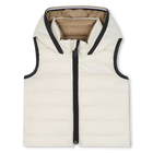 Piumino smanicato reversibile, SABBIA, hi-res