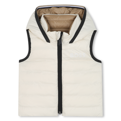 Piumino smanicato reversibile BOSS RAGAZZO